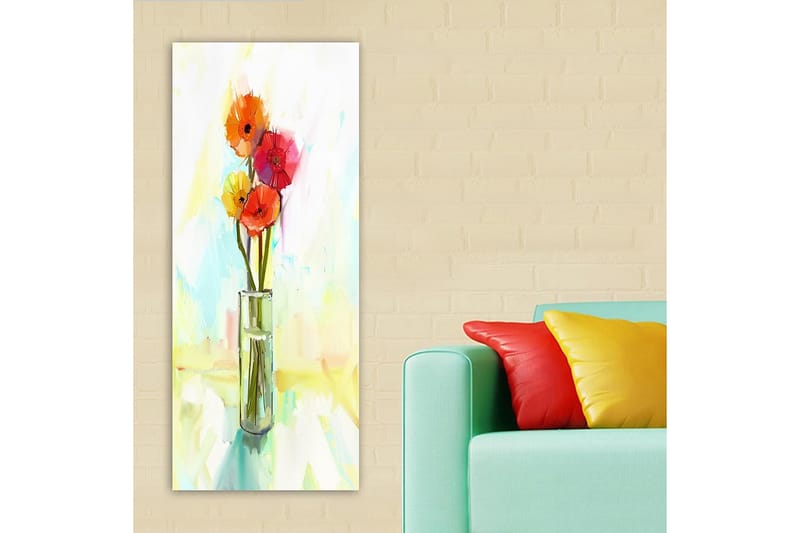 Canvastavla DKY Floral & Botanical Flerfärgad - 50x120 cm - Inredning - Tavlor & posters - Canvastavla