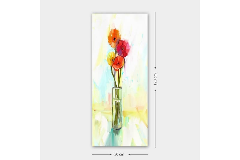 Canvastavla DKY Floral & Botanical Flerfärgad - 50x120 cm - Inredning - Tavlor & posters - Canvastavla