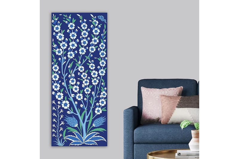 Canvastavla DKY Floral & Botanical Flerfärgad - 50x120 cm - Inredning - Tavlor & posters - Canvastavla