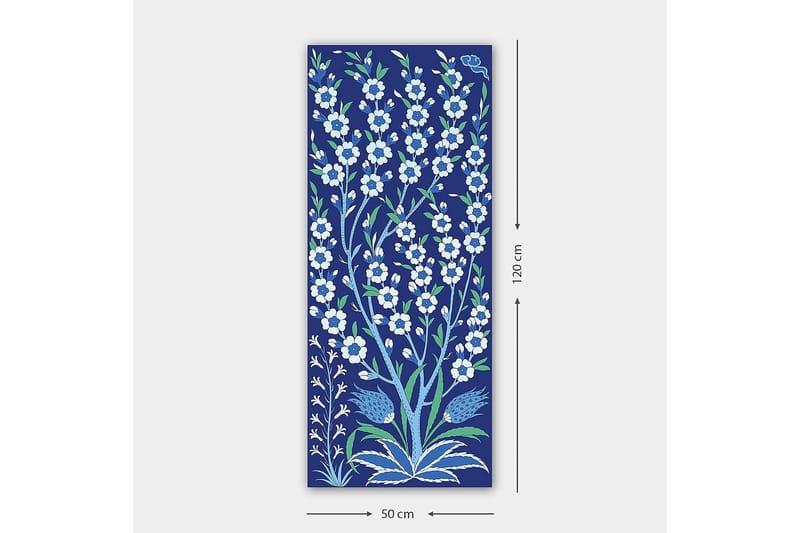 Canvastavla DKY Floral & Botanical Flerfärgad - 50x120 cm - Inredning - Tavlor & posters - Canvastavla