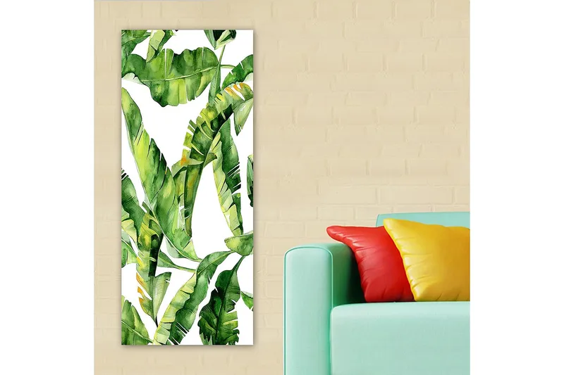 Canvastavla DKY Floral & Botanical Flerfärgad - 50x120 cm - Inredning - Tavlor & posters - Canvastavla