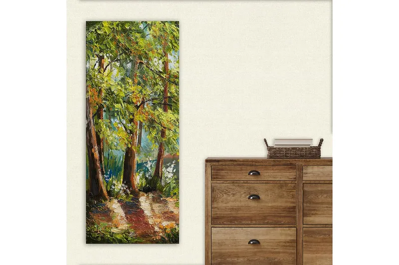 Canvastavla DKY Floral & Botanical Flerfärgad - 50x120 cm - Inredning - Tavlor & posters - Canvastavla