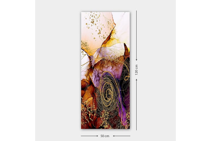 Canvastavla DKY Floral & Botanical Flerfärgad - 50x120 cm - Inredning - Tavlor & posters - Canvastavla
