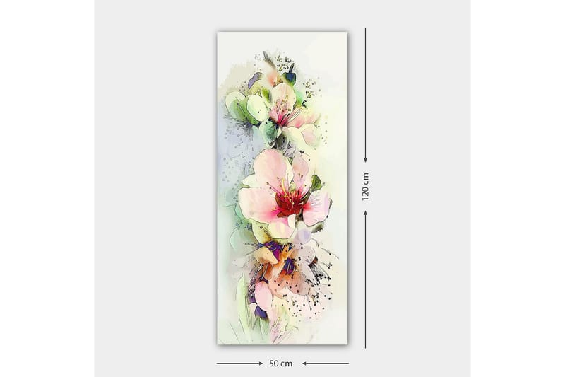Canvastavla DKY Floral & Botanical Flerfärgad - 50x120 cm - Inredning - Tavlor & posters - Canvastavla
