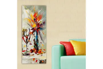 Canvastavla DKY Floral & Botanical Flerfärgad - 50x120 cm - Inredning - Tavlor & posters - Canvastavla