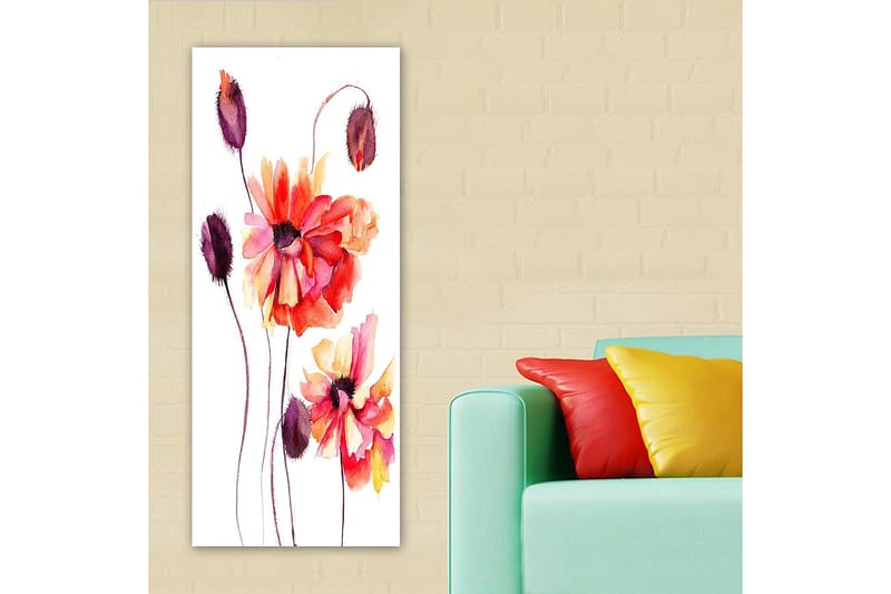 Canvastavla DKY Floral & Botanical Flerfärgad - 50x120 cm - Inredning - Tavlor & posters - Canvastavla