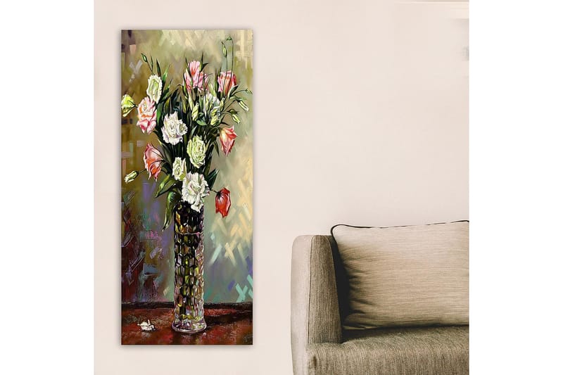 Canvastavla DKY Floral & Botanical Flerfärgad - 50x120 cm - Inredning - Tavlor & posters - Canvastavla