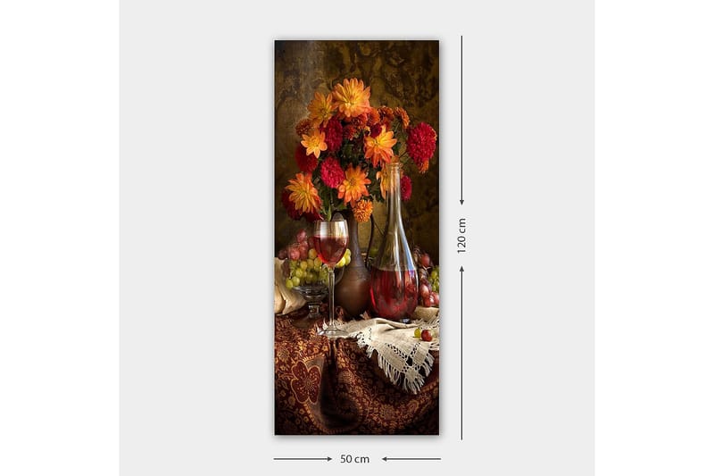 Canvastavla DKY Floral & Botanical Flerfärgad - 50x120 cm - Inredning - Tavlor & posters - Canvastavla