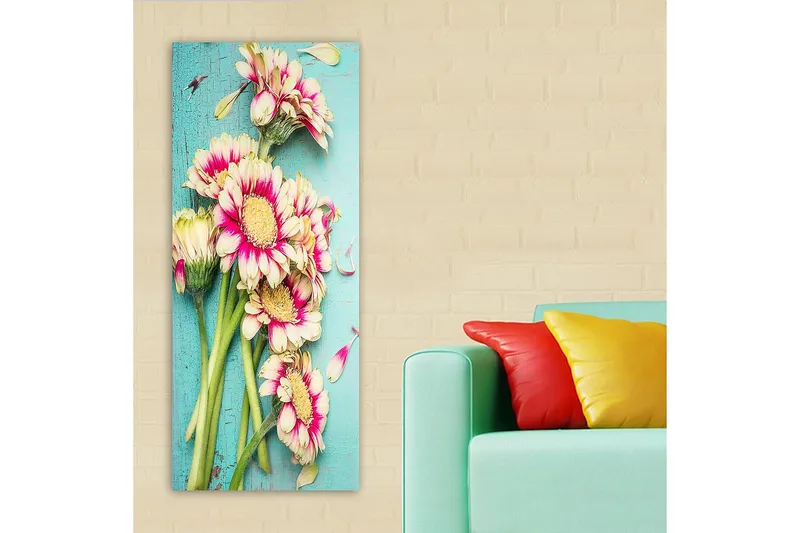 Canvastavla DKY Floral & Botanical Flerfärgad - 50x120 cm - Inredning - Tavlor & posters - Canvastavla