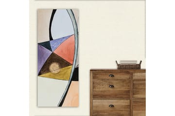 Canvastavla DKY Geometric Flerfärgad - 50x120 cm - Inredning - Tavlor & posters - Canvastavla
