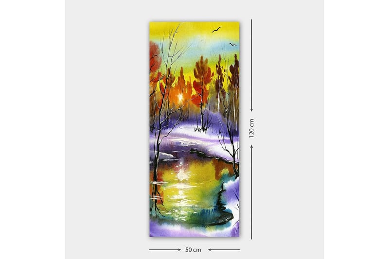 Canvastavla DKY Landscape & Nature Flerfärgad - 50x120 cm - Inredning - Tavlor & posters - Canvastavla