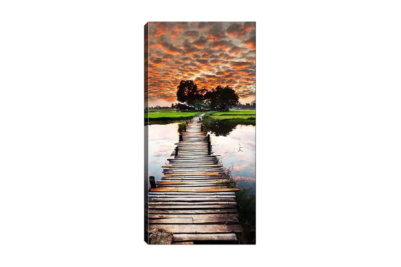Canvastavla DKY Landscape & Nature Flerfärgad, 50x120 cm