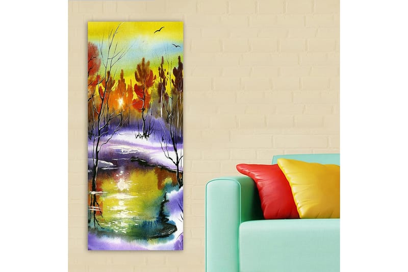 Canvastavla DKY Landscape & Nature Flerfärgad - 50x120 cm - Inredning - Tavlor & posters - Canvastavla