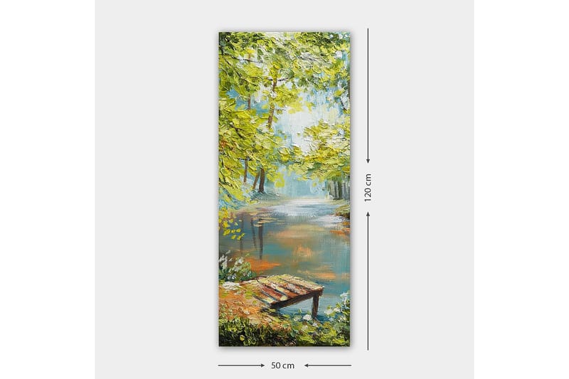 Canvastavla DKY Landscape & Nature Flerfärgad - 50x120 cm - Inredning - Tavlor & posters - Canvastavla