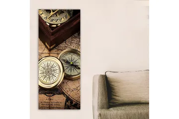 Canvastavla DKY Map Flerfärgad - 50x120 cm - Inredning - Tavlor & posters - Canvastavla