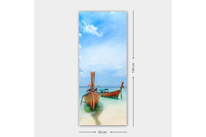 Canvastavla DKY Nautical & Beach Flerfärgad - 50x120 cm - Canvastavla