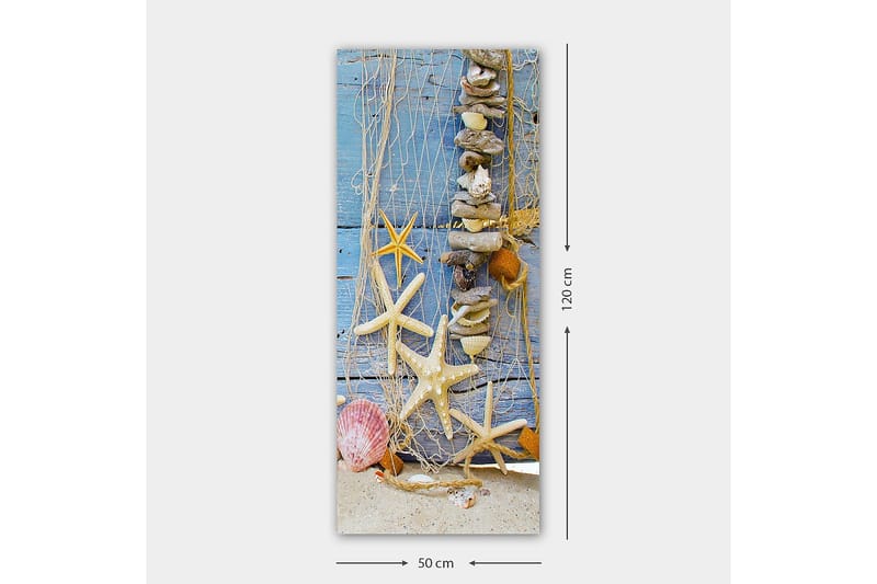 Canvastavla DKY Nautical & Beach Flerfärgad - 50x120 cm - Inredning - Tavlor & posters - Canvastavla