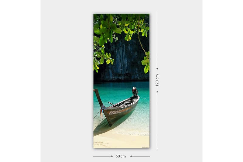 Canvastavla DKY Nautical & Beach Flerfärgad - 50x120 cm - Inredning - Tavlor & posters - Canvastavla