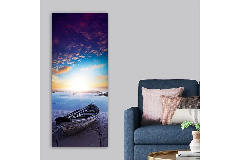 Canvastavla DKY Nautical & Beach Flerfärgad - 50x120 cm - Inredning - Tavlor & posters - Canvastavla