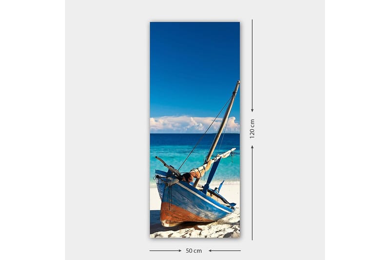 Canvastavla DKY Nautical & Beach Flerfärgad - 50x120 cm - Inredning - Tavlor & posters - Canvastavla