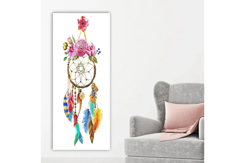 Canvastavla DKY Object Flerfärgad - 50x120 cm - Inredning - Tavlor & posters - Canvastavla