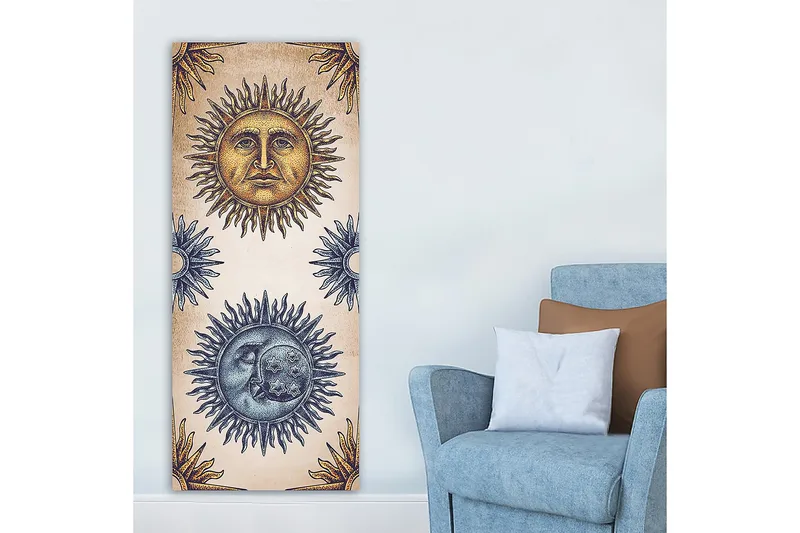 Canvastavla DKY Spiritual Flerfärgad - 50x120 cm - Inredning - Tavlor & posters - Canvastavla
