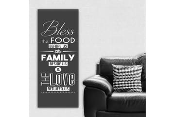 Canvastavla DKY Text Flerfärgad - 50x120 cm - Inredning - Tavlor & posters - Canvastavla