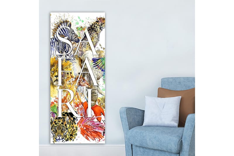 Canvastavla DKY Text Flerfärgad - 50x120 cm - Inredning - Tavlor & posters - Canvastavla