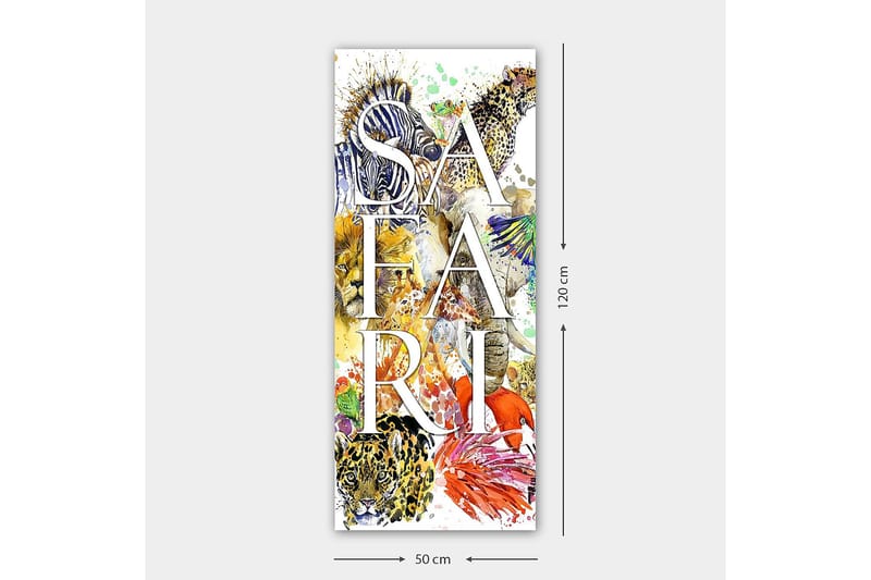 Canvastavla DKY Text Flerfärgad - 50x120 cm - Inredning - Tavlor & posters - Canvastavla