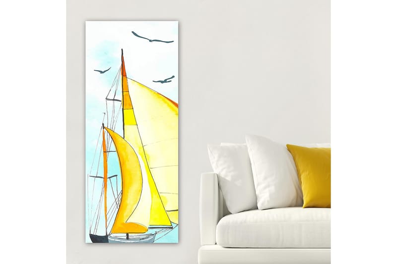 Canvastavla DKY Transportation Flerfärgad - 50x120 cm - Inredning - Tavlor & posters - Canvastavla