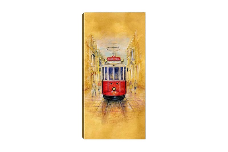 Canvastavla DKY Transportation Flerfärgad - 50x120 cm - Inredning - Tavlor & posters - Canvastavla