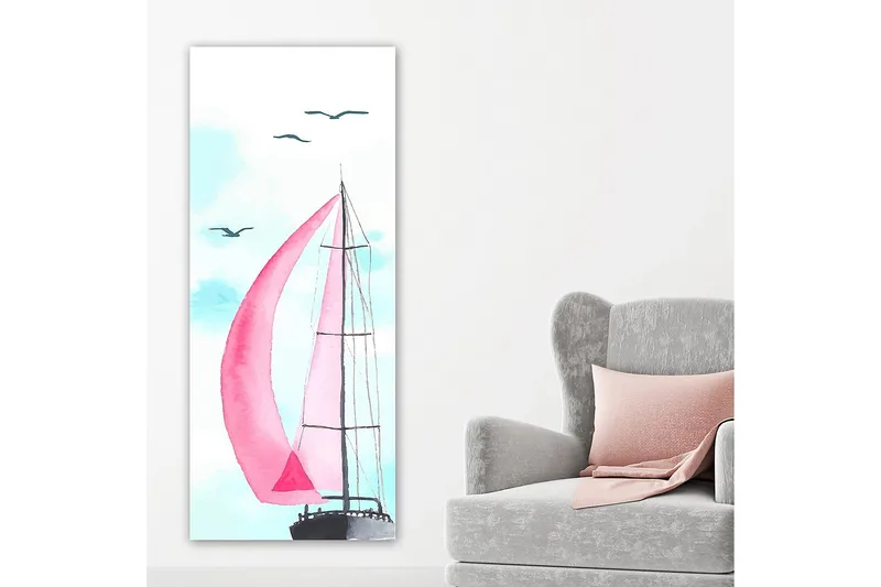 Canvastavla DKY Transportation Flerfärgad - 50x120 cm - Inredning - Tavlor & posters - Canvastavla