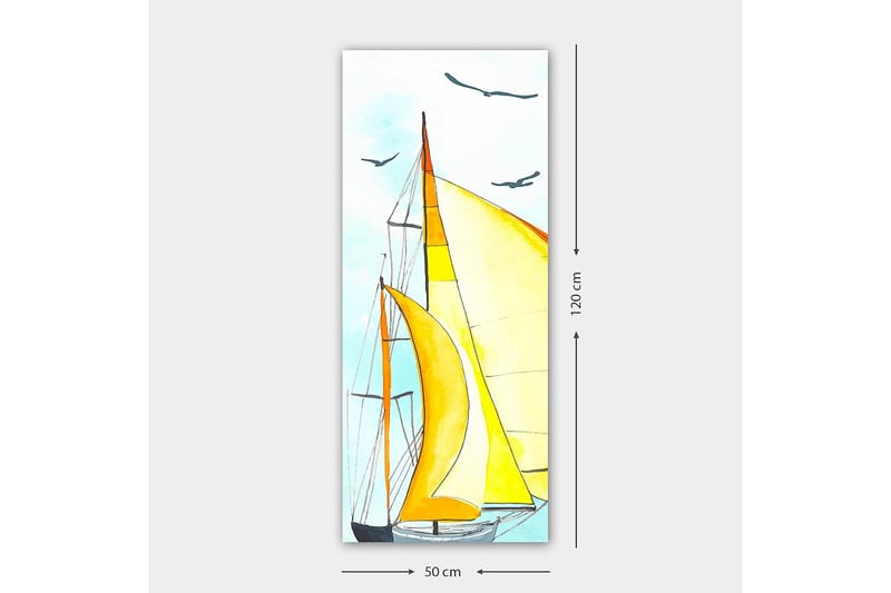 Canvastavla DKY Transportation Flerfärgad - 50x120 cm - Inredning - Tavlor & posters - Canvastavla