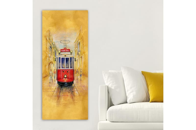 Canvastavla DKY Transportation Flerfärgad - 50x120 cm - Inredning - Tavlor & posters - Canvastavla