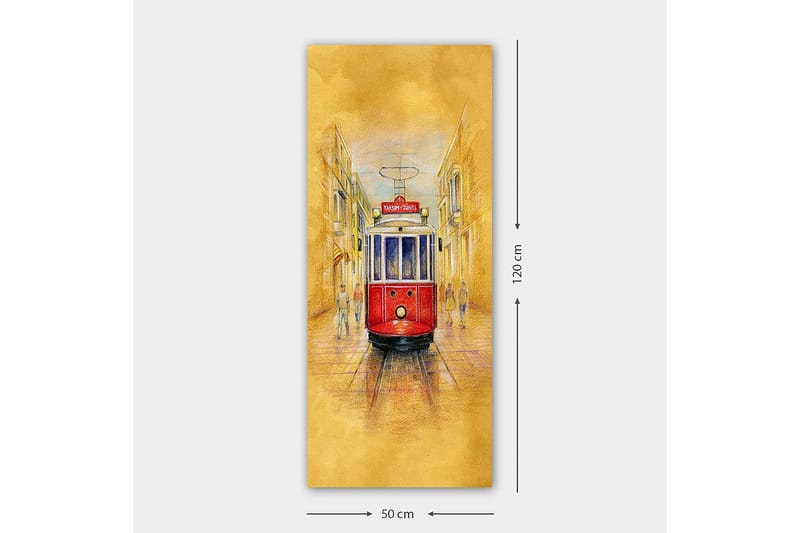 Canvastavla DKY Transportation Flerfärgad - 50x120 cm - Inredning - Tavlor & posters - Canvastavla