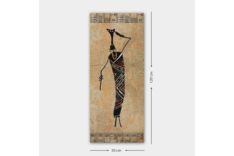 Canvastavla DKY World Cultures Flerfärgad - 50x120 cm - Inredning - Tavlor & posters - Canvastavla