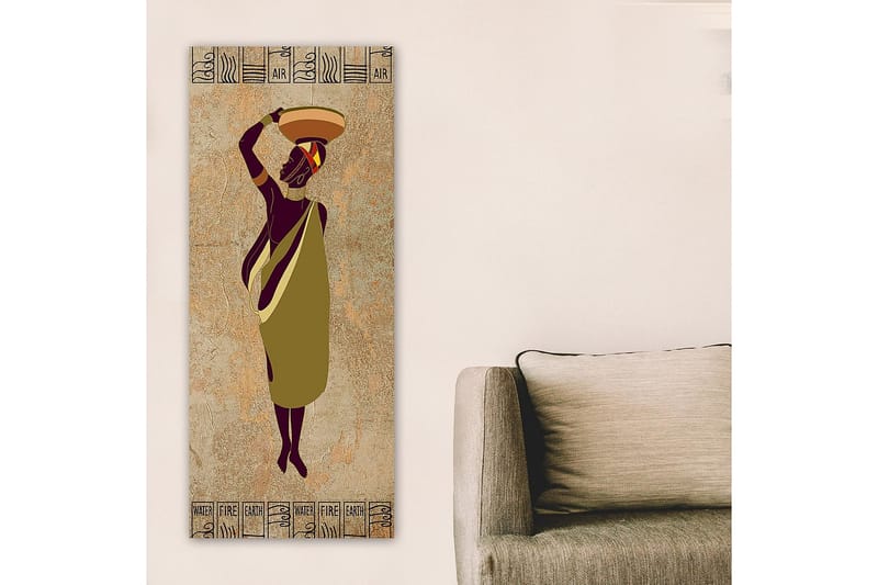 Canvastavla DKY World Cultures Flerfärgad - 50x120 cm - Inredning - Tavlor & posters - Canvastavla