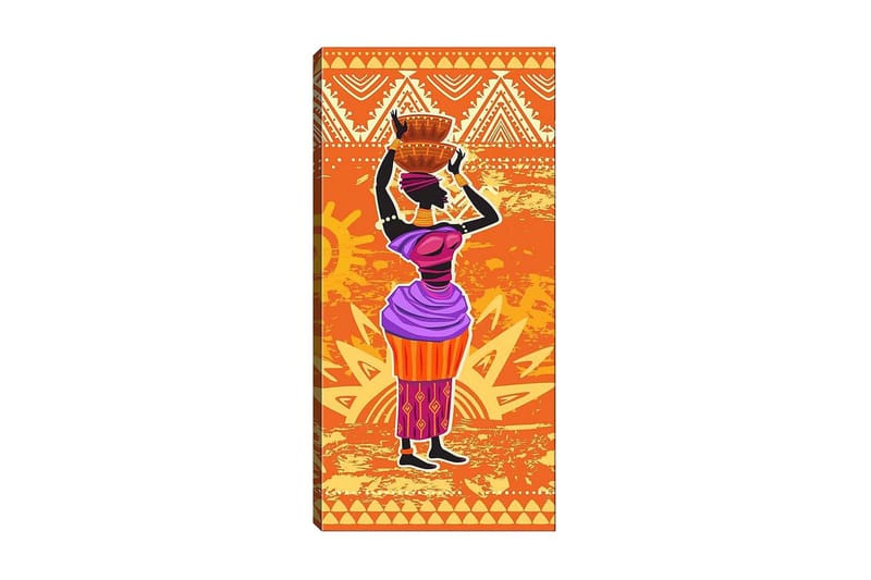 Canvastavla DKY World Cultures Flerfärgad - 50x120 cm - Inredning - Tavlor & posters - Canvastavla