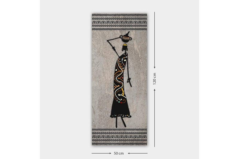 Canvastavla DKY World Cultures Flerfärgad - 50x120 cm - Inredning - Tavlor & posters - Canvastavla