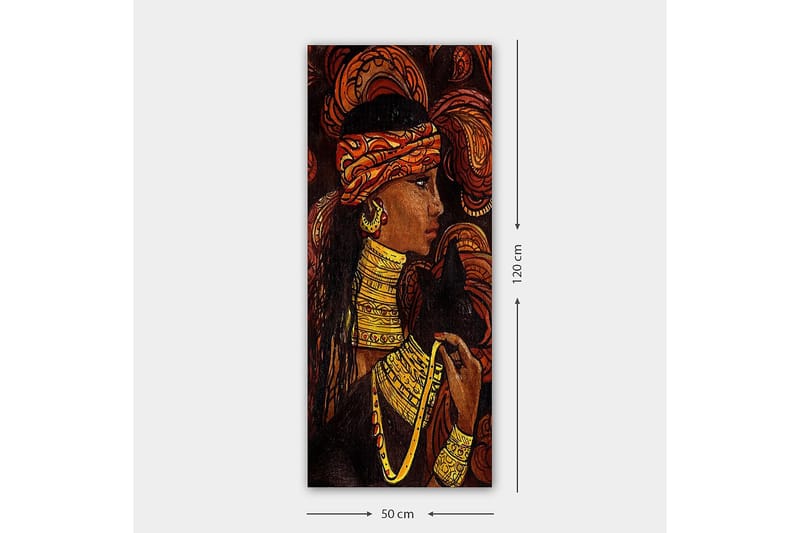 Canvastavla DKY World Cultures Flerfärgad - 50x120 cm - Inredning - Tavlor & posters - Canvastavla