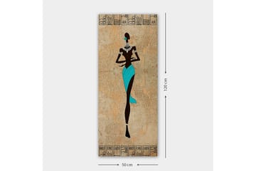 Canvastavla DKY World Cultures Flerfärgad - 50x120 cm - Inredning - Tavlor & posters - Canvastavla