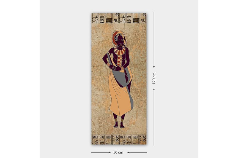 Canvastavla DKY World Cultures Flerfärgad - 50x120 cm - Inredning - Tavlor & posters - Canvastavla