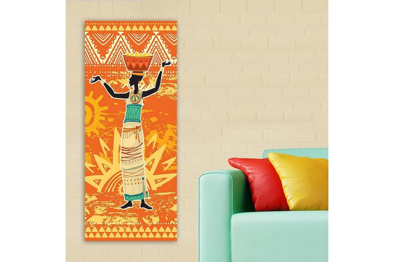 Canvastavla DKY World Cultures Flerfärgad - 50x120 cm - Inredning - Tavlor & posters - Canvastavla