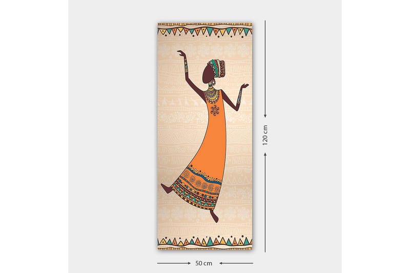 Canvastavla DKY World Cultures Flerfärgad - 50x120 cm - Inredning - Tavlor & posters - Canvastavla