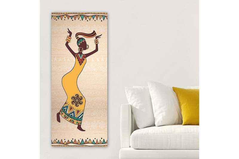 Canvastavla DKY World Cultures Flerfärgad - 50x120 cm - Inredning - Tavlor & posters - Canvastavla