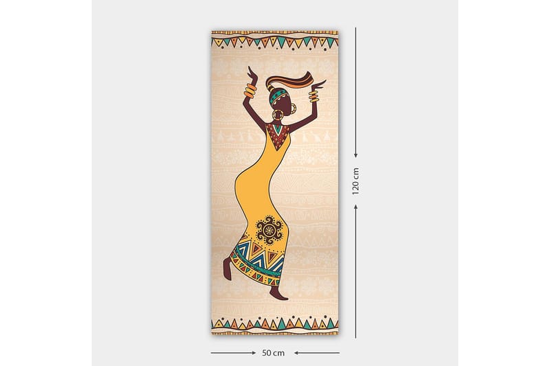 Canvastavla DKY World Cultures Flerfärgad - 50x120 cm - Inredning - Tavlor & posters - Canvastavla