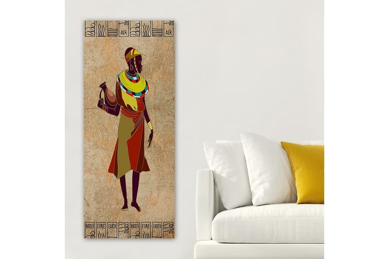 Canvastavla DKY World Cultures Flerfärgad - 50x120 cm - Inredning - Tavlor & posters - Canvastavla