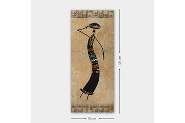 Canvastavla DKY World Cultures Flerfärgad - 50x120 cm - Inredning - Tavlor & posters - Canvastavla