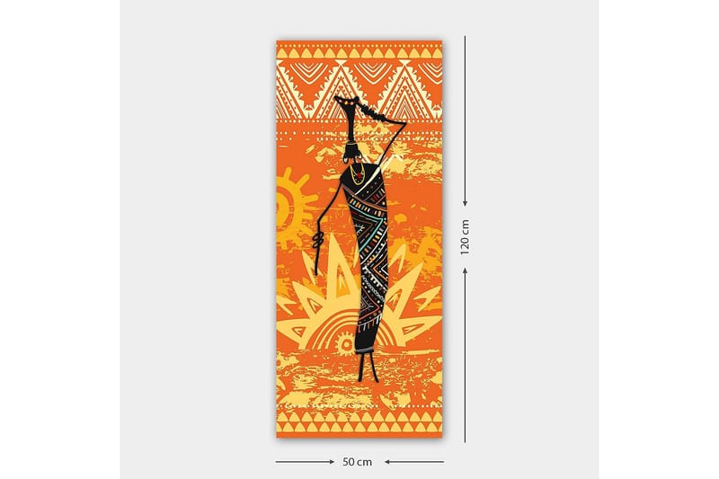Canvastavla DKY World Cultures Flerfärgad - 50x120 cm - Inredning - Tavlor & posters - Canvastavla
