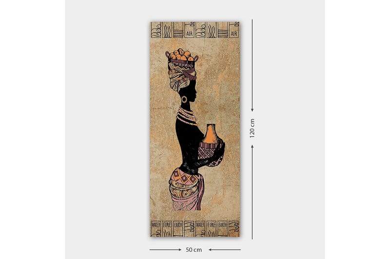 Canvastavla DKY World Cultures Flerfärgad - 50x120 cm - Inredning - Tavlor & posters - Canvastavla